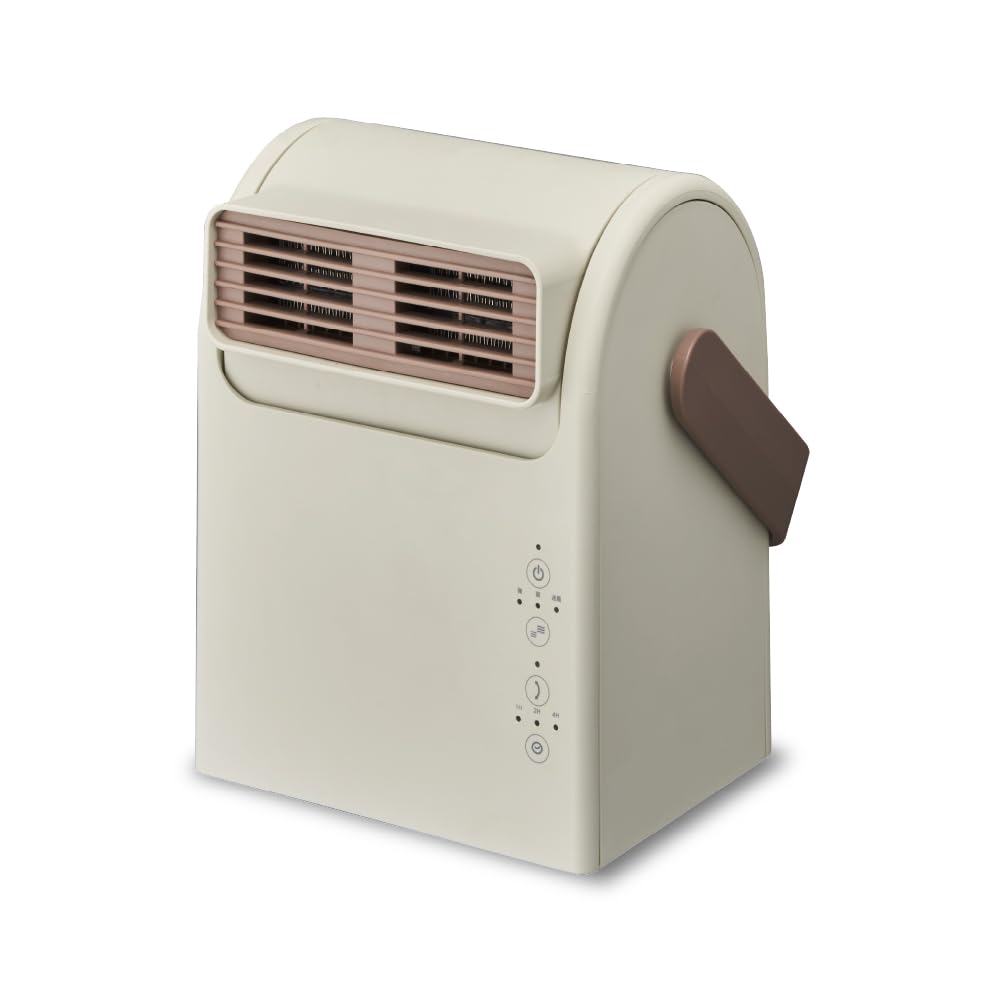 Amazon | ドウシシャ セラミックヒーター 上を向く大風量 運転調節2