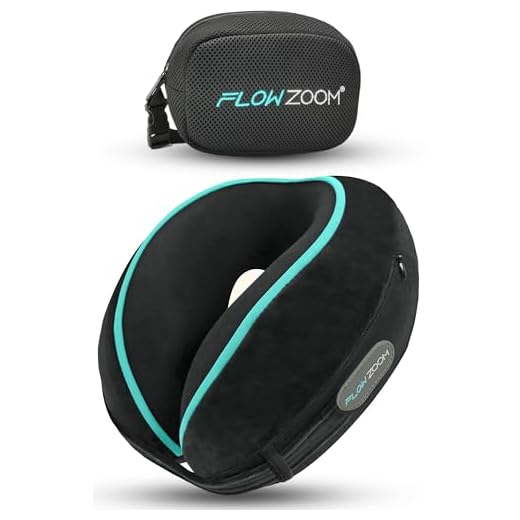 Cuscino da Viaggio Ergonomico Nero