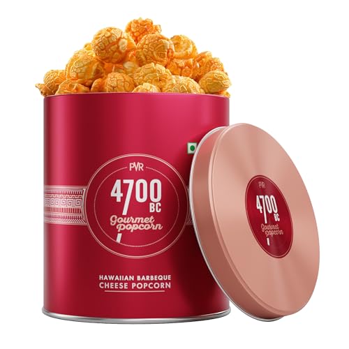 4700BC Gourmet Popcorn, Hawaiian BBQ Cheese, Tin, 50g
