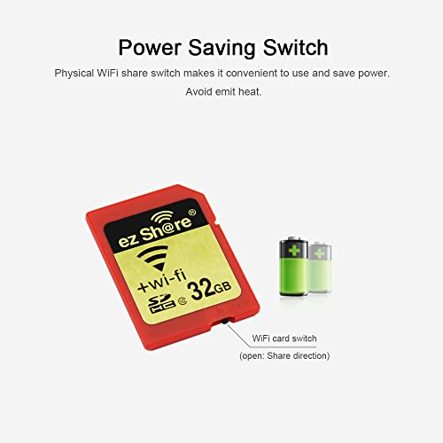 yeacher EZ share WiFi Share Memory SD Card Wireless Camera Share Card SDHC Flash Card Classe 10 32GB