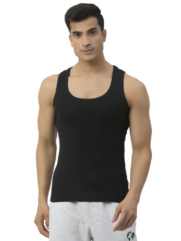 Image of John Players Classic Ribbed Cotton Vest
