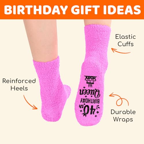 Image of HAPPYPOP Birthday Gift Ideas - Socks for 30 40 60 70 Years Old Women Female