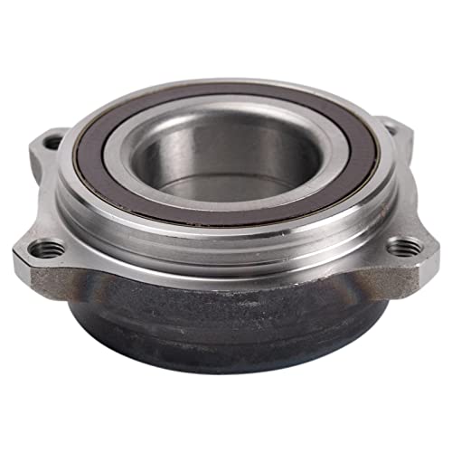 Image of TRQ Rear Left and Right Wheel Bearing and Hub Assembly Set 2 Piece Compatible with 15-20 Mercedes-Benz C300 16-18 C350e 2015 C400 17-20 C43 AMG 2016 C450 AMG 16-20 C63 15-20 C63 S