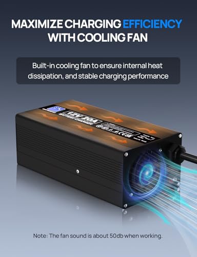 image for ECO-WORTHY 12V 20A Lithium Battery Charger 14.6V LiFePO4 Battery Charg