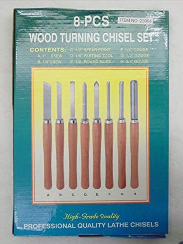 HAND TOOL SET - 8 piece WOOD LATHE CHISELS Tools NEW!