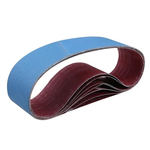 10pc 100 * 915mm Zirconium Corundum Sanding Belts Blue 40/80 Grits Sanding Belts Bands for Polishing Tool(60)