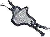Evike Airsoft - 6mmProShop Iron Face Mesh Striker V1 Lower Half Face Pro for Use with Bump Headpros (Color: Black)