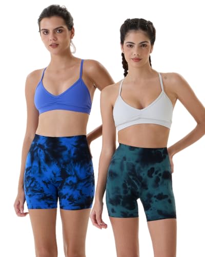 Image of AUROLA Dream Collection Women Workout Shorts High Waist Gym Shorts, Scrunch Butt Seamless Athletic Shorts