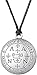 Produktbild AMOZ Solomon Talisman Siegel Des Erzengels Zadkiel Enochian Halsketten Vintage Schmuck Für Herren,Antikes Silber