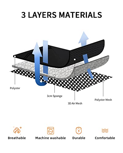 TOYOUN Universal Autositzbezüge für Vordersitze - Sitzbezüge Auto Atmungsaktiv Sitzschoner Auto - Schonbezug Autositz Vorne 2er Set Autozubehör, Schwarz