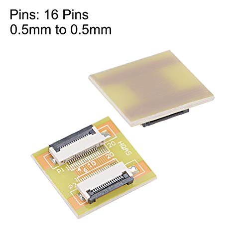 uxcell adaptador extensible 16 pines 0.5mm para cable FFC miniatura 2