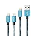 Price comparison product image iPhone Charger Cable Lightning Cable -MFi Certified 3Pack[1M-2Pack3M-1Pack] Nylon Braided Charger Lead USB Fast Charging Cable for iPhone Xs Max/XR/X/8/8 Plus/7/7 Plus/6/6S/6 Plus/5S/SE/Mini/Air/Pro