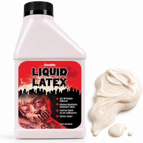 Kangaroo 14 oz Liquid Latex Skin Body Paint Special Effects for Cosplay