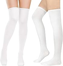 Extra Long Thigh High Socks for Women Warm Thick Cotton Knit Tall Boot Stockings Cozy Winter Leg Warmers | Warmers for Winter Fashion and Skirts [PACK OF-1]