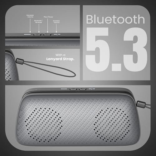 Image of sonilex 10W Bluetooth Speaker, Mobile Holder, TWS, Type-C Charging (Gray)