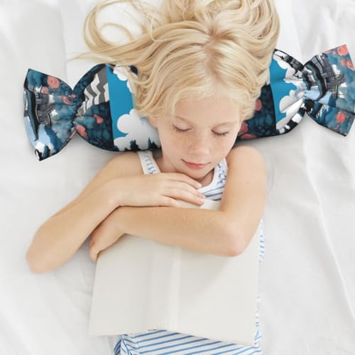 Almohada de espuma viscoelástica tamaño único negro miniatura 6