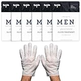Spa Life Men's Glacial Mineral Moisturizing And Repairing Balm For The Working Hand (Hand Gloves 3 Pairs)