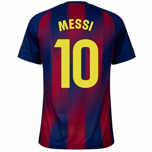 Camiseta de Jersey #10 Home 25/26 Soccer Jersey for Men Fan Version (US Alpha Small Regular Regular Red/Blue)