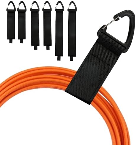4er Set Kabel Organizer Mit Klettband - Bis 22kg Tragkraft Für Haus & Werkstatt