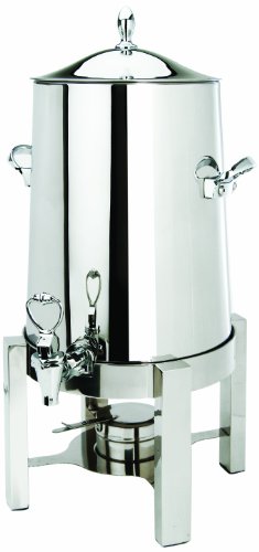 Eastern Tabletop 3145 Stainless Steel 5-Gallon Coffee Urn with P2-Pillared Square Legs