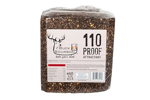 Buck Bourbon 110 Proof Deer Attractant Block, 25 Pound