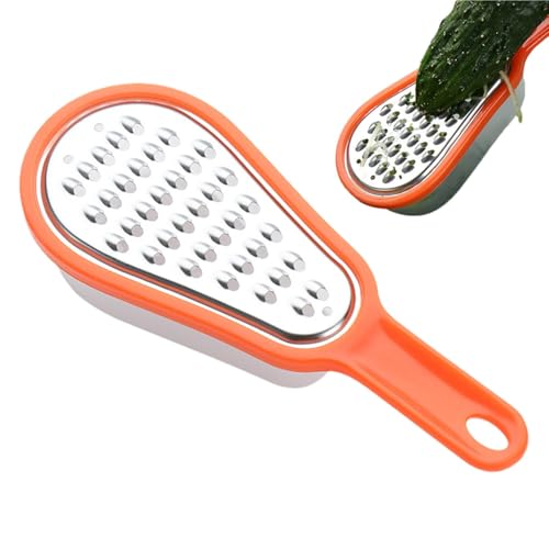 Grattugia per verdure, grattugia manuale facile da usare, grattugia con manico, grattugia in acciaio inox per grattugia, grattugia per verdure da cucina, grattugia a mano in acciaio inox, grattugia a