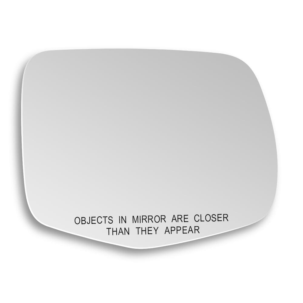 senzeal passenger side heated mirror glass with backing plate for honda pilot 2016-2022 passport 2019-2023 ridgeline 2017-2023 oem replacement 76204tg7a11 (right side)