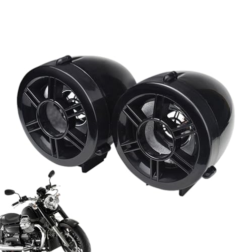 Haut-parleurs de moto étanches audio stéréo guidon pour système sonore VTT et vélo