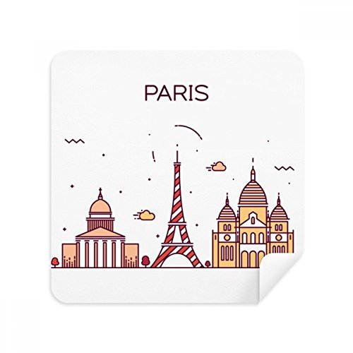 Chiffon de nettoyage lunettes Paris Français - Essuie-écran daim 2Pcs