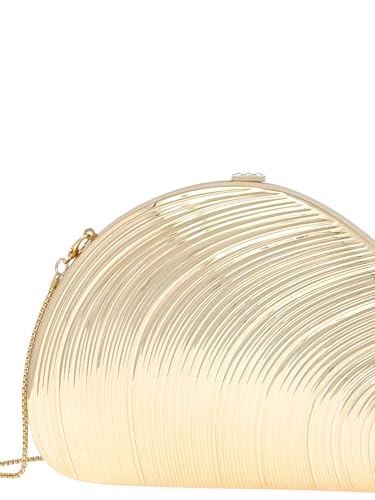 Women's Acrylic Shell Bag Evening Clutch Purse Shiny Crossbody Bags Threaded Handbags3