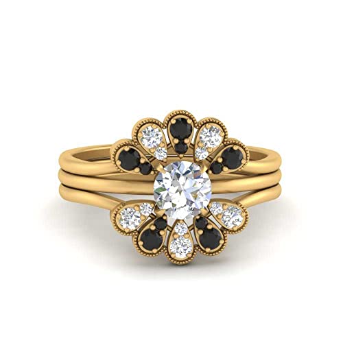 Bague solitaire poire plaqué or 18K pour femme et fille, alliances tailles 47-70