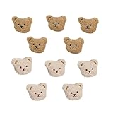 10 Stücke Tiere Kühlschrankmagnete, Plüschbär Magnete Kühlschrank, Cartoon Teddybär Magnete Kühlschrank, für Whiteboard Vorschulunterricht, Zuhause, Klassenzimmer