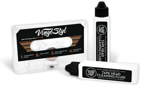 Vinyl Styl Audio Cassette Head Cleaner & Demagnetizer - for Home/Auto/Portable