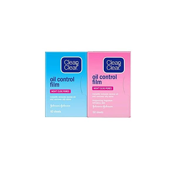 Beauty-Kate-Oil-absorbing-oil-Blotting-Paper-Same-Series-with-Clean-Clear-Oil-Absorbing-Facial-Sheets-60-sheets-Blue-50-sheets-Pink Oil Absorbing Tissues Oil Control Film, Oil Blotting Paper Same Series with Clean & Clear Oil Absorbing Facial Sheets for Oily Skin, 60 sheets Blue + 50 sheets Pink