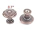 Ruilogod Metal Dorm Round Vintage Style Gate Furniture Window Pull Handle Grip Knob 6pcs (id: adf d9c 4ab 816 d65