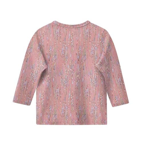 Shirts for Teen Girls 3/4 Sleeve Crewneck Casual Cute Summer Tops Floral Print Trendy 1/2 Sleeve Clothes 3-14 Years3