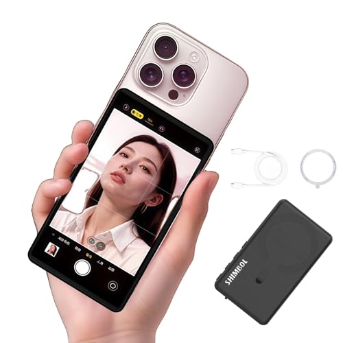 Moniteur Selfie Magnétique 1080P et écran Vlog sans fil pour smartphone iOS et Android