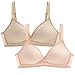 2PCs Soutien-Gorge Mince Et Respirant Femme Sexy Push Up Brassiere Dentelle Plein Buste Quotidien Confort Grande Taille Mode Bra Gilet Ouverture Devant Sport Yoga Sommeil Pas Cher Lingerie