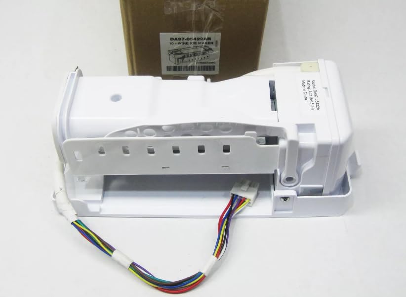 Refrigerator 7 Cube Ice Maker Assembly Replaces for GE IMC701 GFSL6KKXALS GFSS6KKXASS GFSF6KKXAWW GFSF6KKXABB GFSF6KKXBBB GFSF6KKXBWW GFSF6KKYABB GFSF6KKYAWW GFSL6KKXBLS GFSL6KKYALS Refrigerator