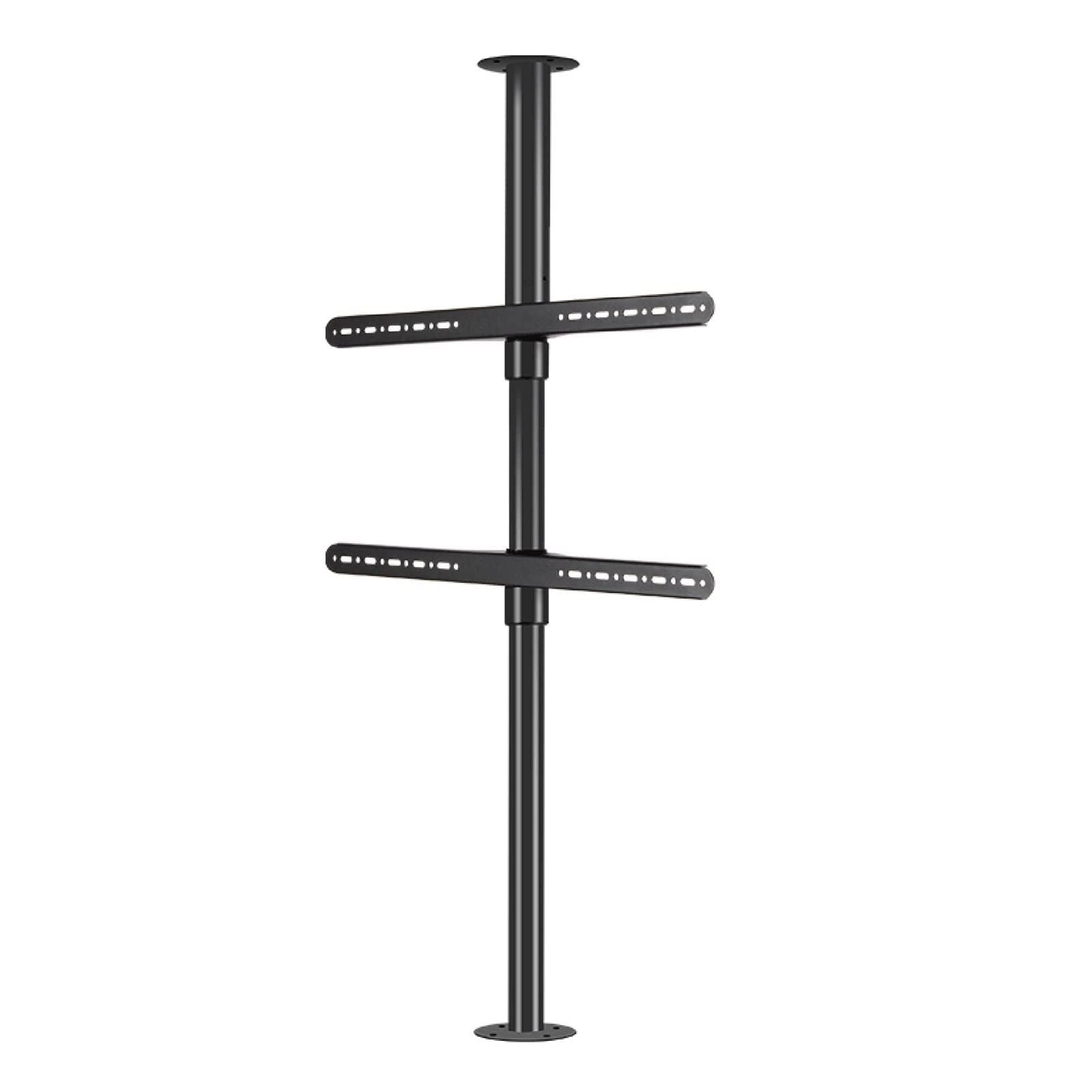 Support de sol pour téléviseur rotatif à 360° réglable en hauteur 170-205 cm