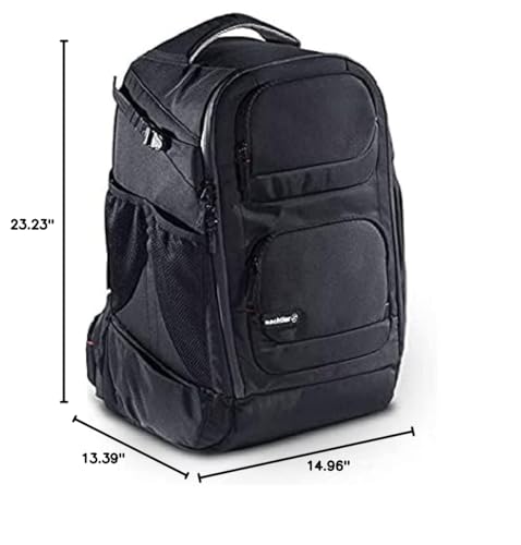 Sachtler, Campack Plus, Camera Backpack, Camera Case for DSLR, Reflex and Mirrorless Camera, Camera Accessories, Hard Case with Foam for Travel Photography, 59x38x34 cm3