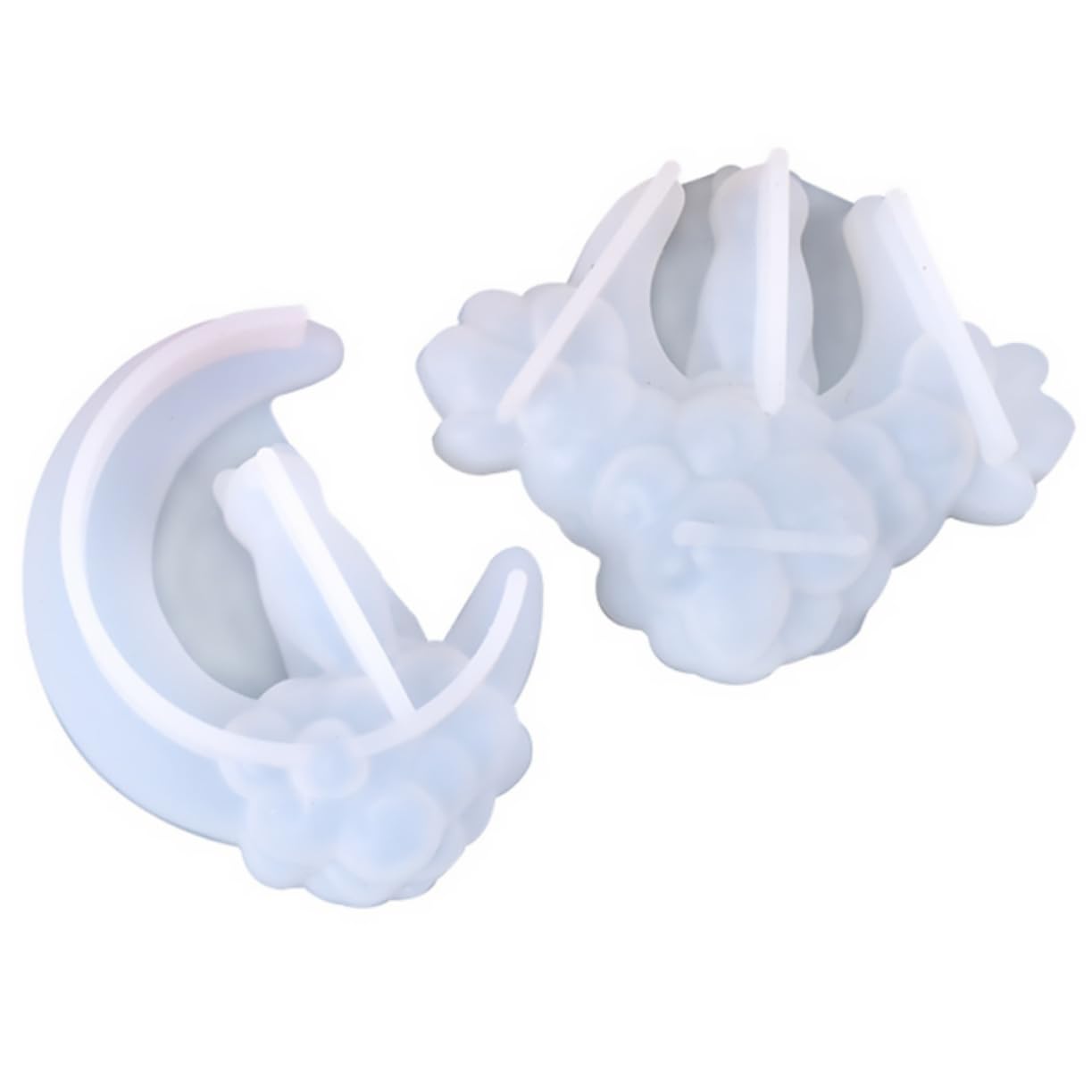 OSALADI 3 Series Molde De Epoxi Redondo Para Jabón Kits De Fundición A Mano Moldes Para Galletas De Molde De Fondant Molde De Fundición Con Colgante De Gato Molde De 2 piezas x 3
