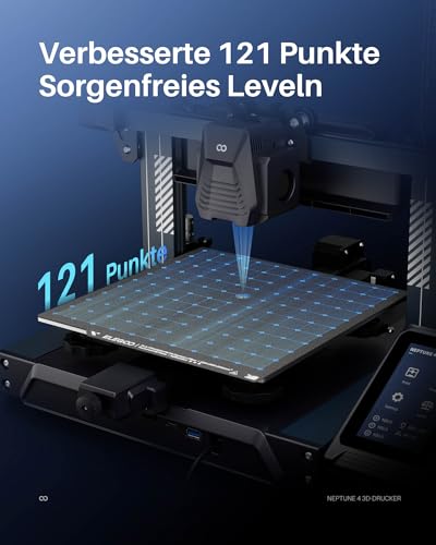 Mini 3D-Drucker Elegoo Neptune 4 mit 500 mm/s Druckgeschwindigkeit