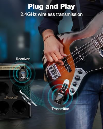 New Bee NB-WJ21 Wireless Guitar System 2.4 Ghz thumb #7