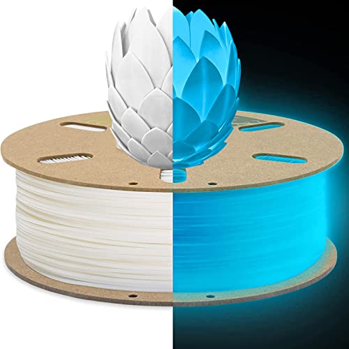 DURAMIC 3D PLA Filament 1.75mm Glow in The Dark Blue 1kg, 3D...