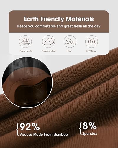 Image of BAMBOO COOL Womens Underwear Bikini Underpants Hipster Ladies Panties Soft Stretch Breathable Panties for Women, 5-Pack