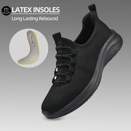 Mans Slip on Loafers Hands Free Casual Shoes Kint Walking Shoes2