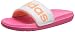 adidas Performance Voloomix XJ Slide Sandal,Pink/White/Flash Orange,3 M US Little Kid