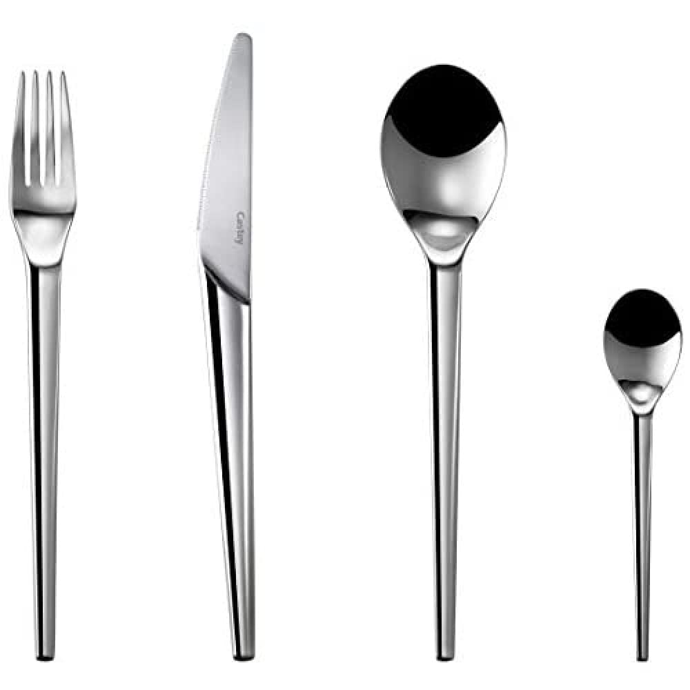 Set Couverts Senso Dessert et Café en acier inoxydable pour table