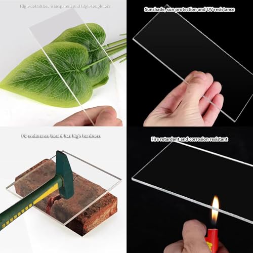 Paneles transparentes, láminas para invernaderos, techos y toldos, resistentes a la intemperie, protección UV, eficiencia energética
